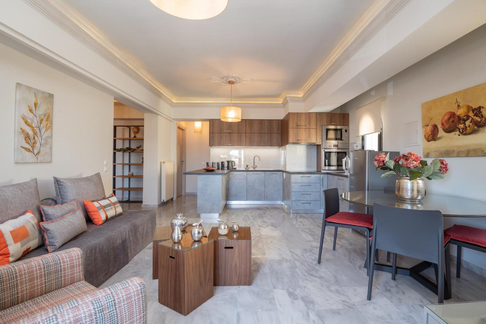 Exanimo Luxury Apartments 자킨토스 타운 객실 사진